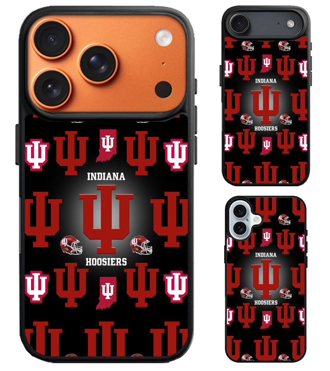 Indiana Hoosiers Collage iPhone Air | iPhone 17 | 17 Pro | 17 Pro Max Case