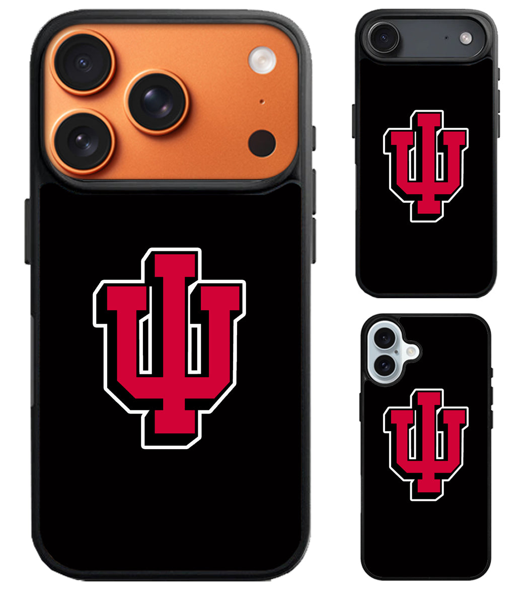 Indiana Hoosiers University Black iPhone Air | iPhone 17 | 17 Pro | 17 Pro Max Case