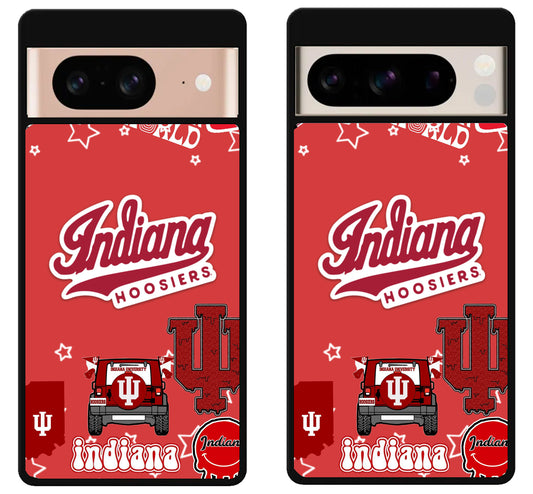 Indiana Hoosiers University Collage Google Pixel 8 | 8 Pro Case