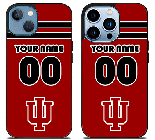 Custom Personalized Indiana Hoosiers iPhone 13 | 13 Mini | 13 Pro | 13 Pro Max Case