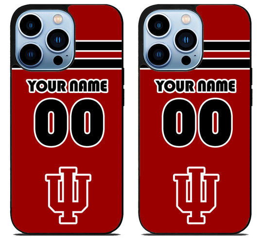 Custom Personalized Indiana Hoosiers iPhone 15 Pro | iPhone 15 Pro Max Case