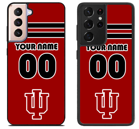 Custom Personalized Indiana Hoosiers Samsung Galaxy S21 | S21 FE | S21+ | S21 Ultra Case