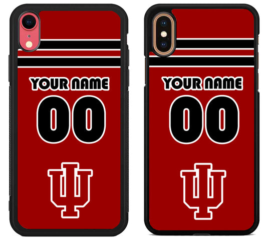 Custom Personalized Indiana Hoosiers iPhone X | Xs | Xr | Xs Max Case