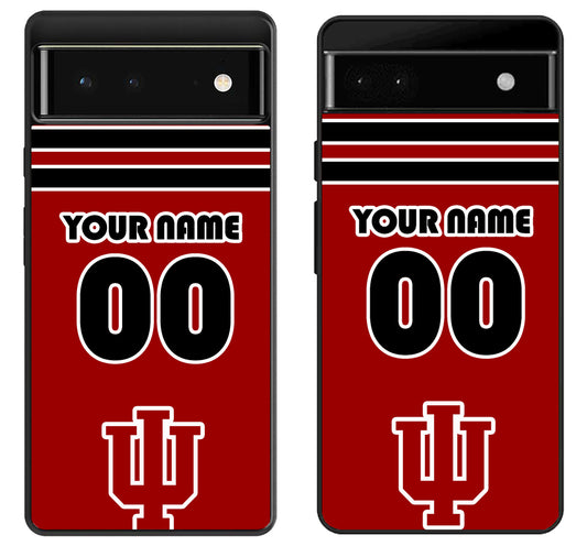 Custom Personalized Indiana Hoosiers Google Pixel 6 | 6A | 6 Pro Case