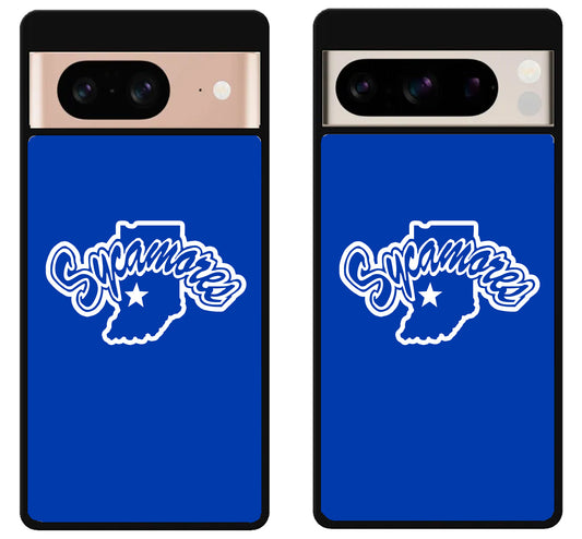 Indiana State Sycamores Blue Google Pixel 8 | 8 Pro Case