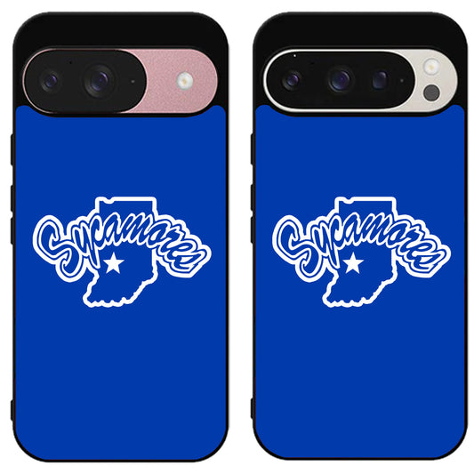 Indiana State Sycamores Blue Google Pixel 9 | 9 Pro | 9 Pro XL Case