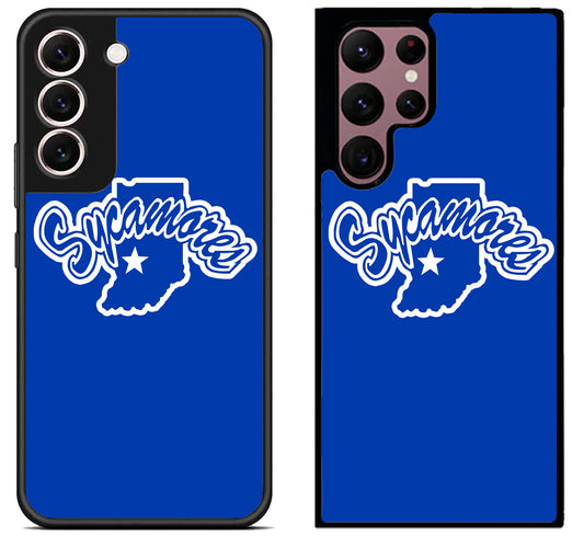 Indiana State Sycamores Blue Samsung Galaxy S22 | S22+ | S22 Ultra Case