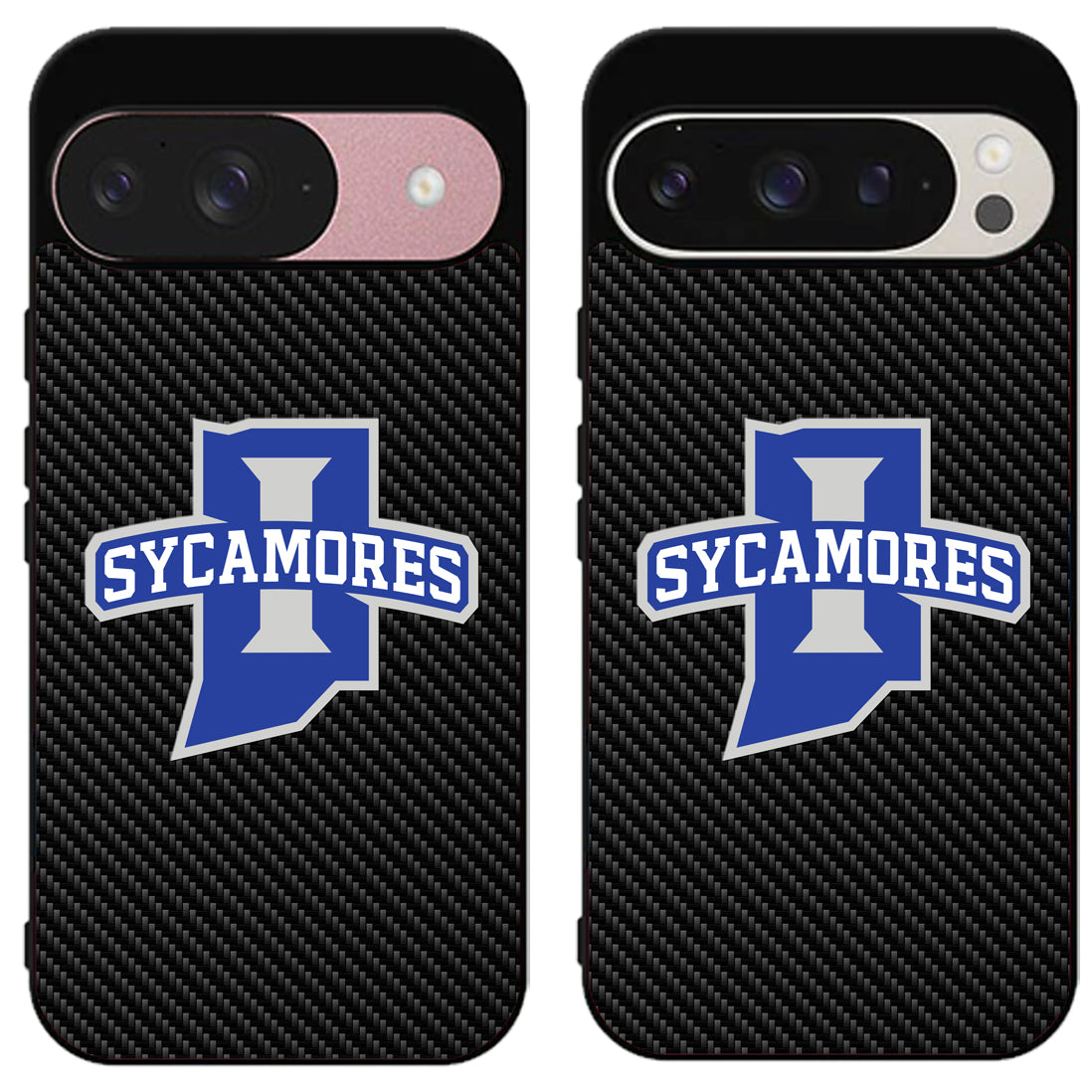 Indiana State Sycamores Carbon Google Pixel 9 | 9 Pro | 9 Pro XL Case