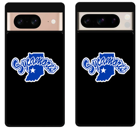 Indiana State Sycamores Logo Google Pixel 8 | 8 Pro Case