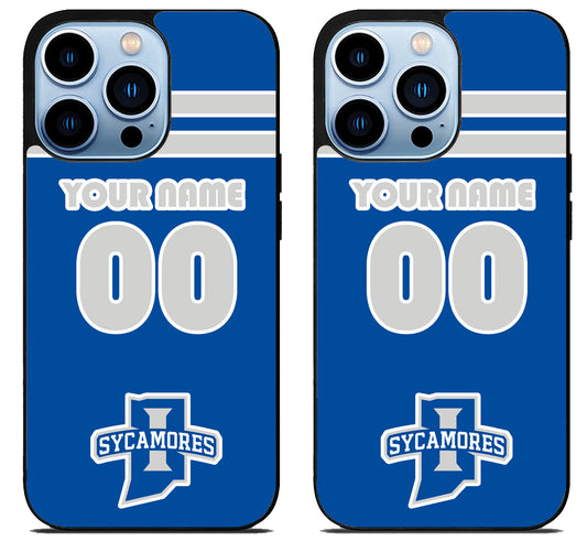 Custom Personalized Indiana State Sycamores iPhone 15 Pro | iPhone 15 Pro Max Case