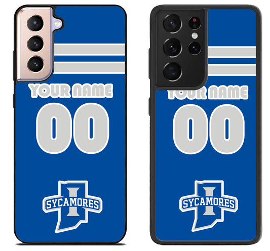 Custom Personalized Indiana State Sycamores Samsung Galaxy S21 | S21 FE | S21+ | S21 Ultra Case