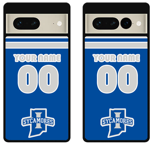 Custom Personalized Indiana State Sycamores Google Pixel 7 | 7 Pro Case