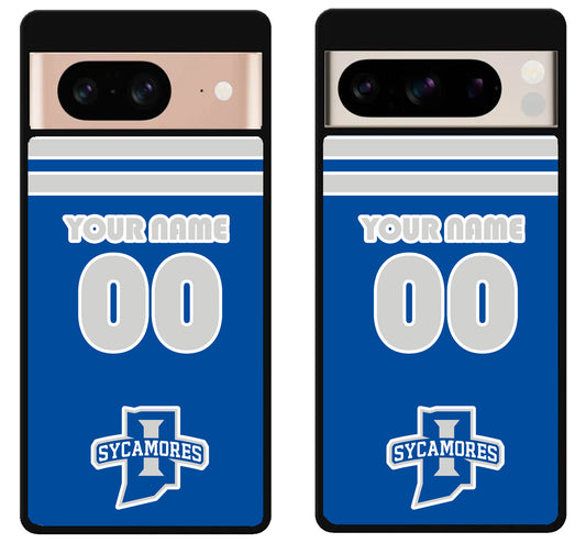 Custom Personalized Indiana State Sycamores Google Pixel 8 | 8 Pro Case