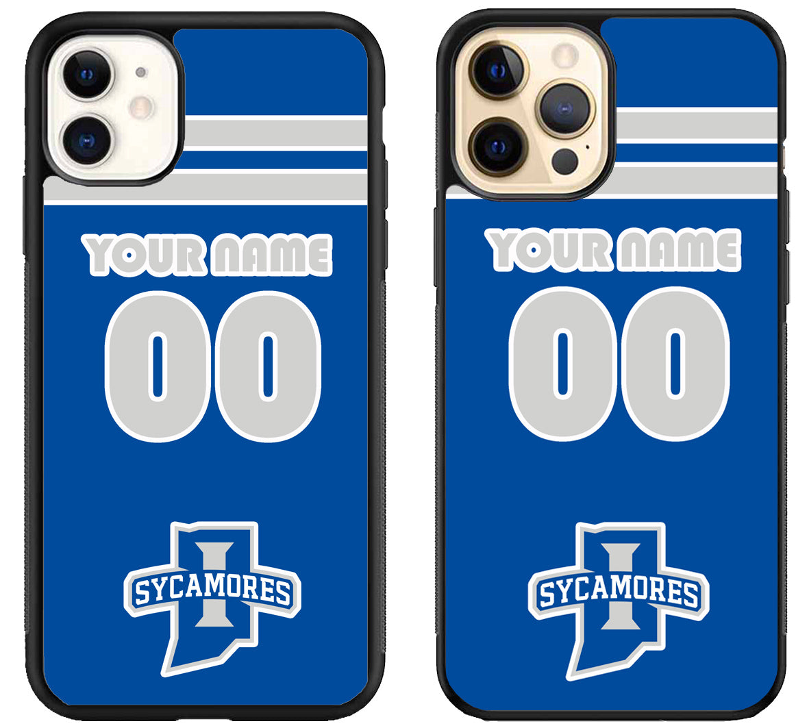 Custom Personalized Indiana State Sycamores iPhone 12 | 12 Mini | 12 Pro | 12 Pro Max Case