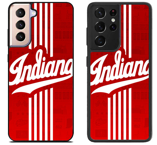 Indiana University Athletics Red Samsung Galaxy S21 | S21 FE | S21+ | S21 Ultra Case