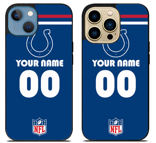 Custom Personalized Indianapolis Colts NFL iPhone 14 | 14 Plus | 14 Pro | 14 Pro Max Case