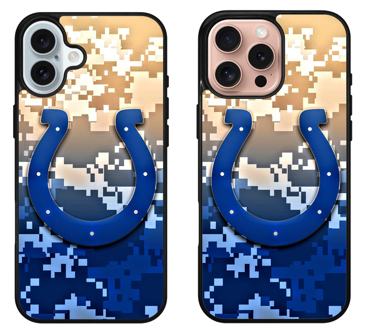 Indianapolis Colts Camo iPhone 16 | 16 Plus | 16 Pro | 16 Pro Max Case