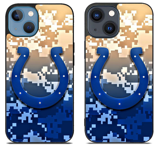Indianapolis Colts Camo iPhone 15 | iPhone 15 Plus Case