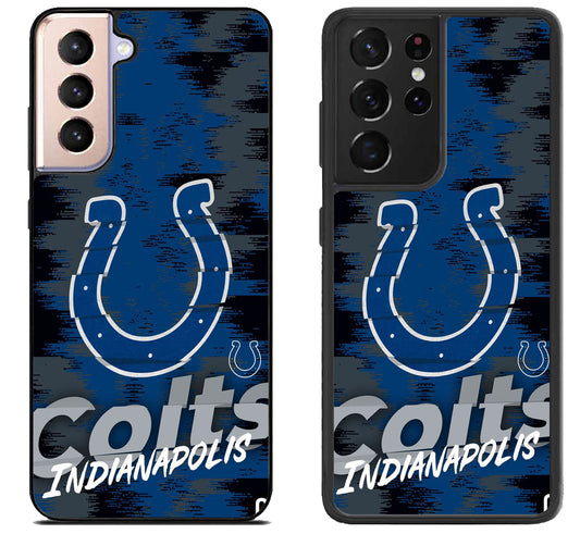 Indianapolis Colts Colorfull Samsung Galaxy S21 | S21 FE | S21+ | S21 Ultra Case