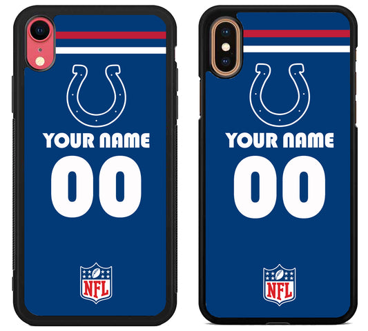 Custom Personalized Indianapolis Colts NFL iPhone X | Xs | Xr | Xs Max Case