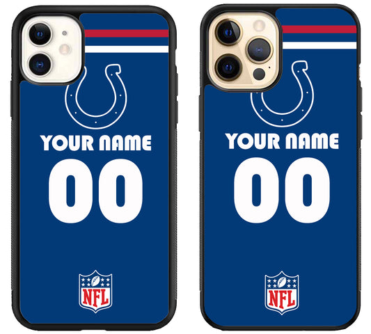 Custom Personalized Indianapolis Colts NFL iPhone 12 | 12 Mini | 12 Pro | 12 Pro Max Case