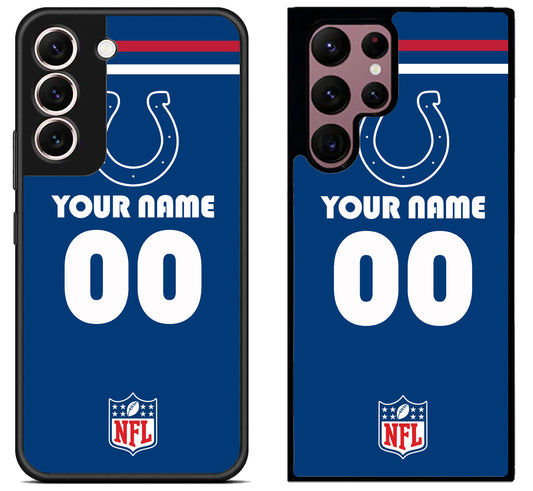 Custom Personalized Indianapolis Colts NFL Samsung Galaxy S22 | S22+ | S22 Ultra Case