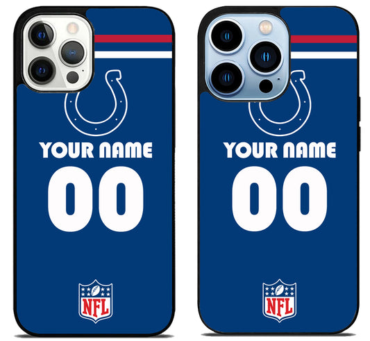 Custom Personalized Indianapolis Colts NFL iPhone 15 Pro | iPhone 15 Pro Max Case