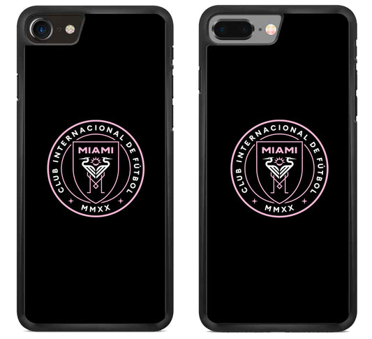 Inter Miami CF Logo Black iPhone 8 | 8 Plus Case