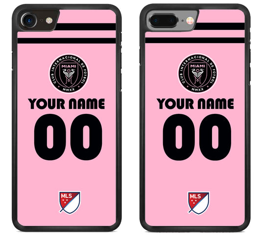 Custom Personalized Inter Miami CF MLS iPhone 8 | 8 Plus Case