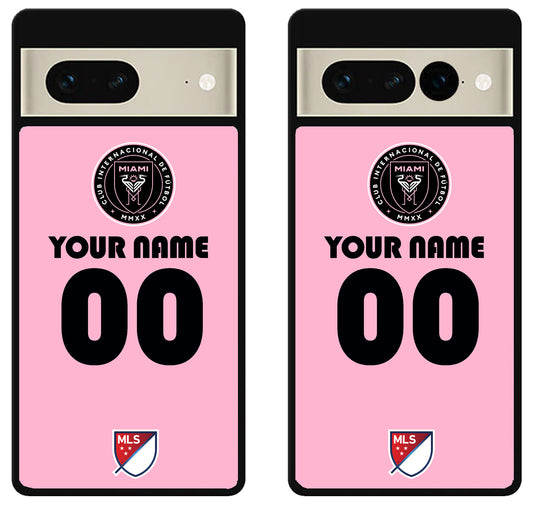 Custom Personalized Inter Miami CF MLS Google Pixel 7 | 7 Pro Case
