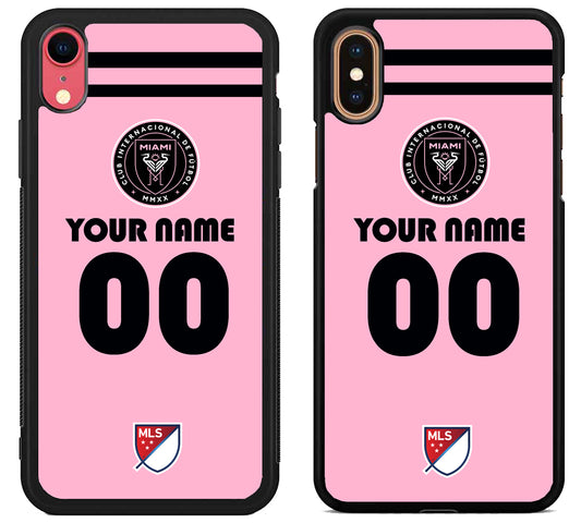 Custom Personalized Inter Miami CF MLS iPhone X | Xs | Xr | Xs Max Case