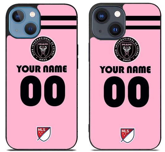 Custom Personalized Inter Miami CF MLS iPhone 15 | iPhone 15 Plus Case