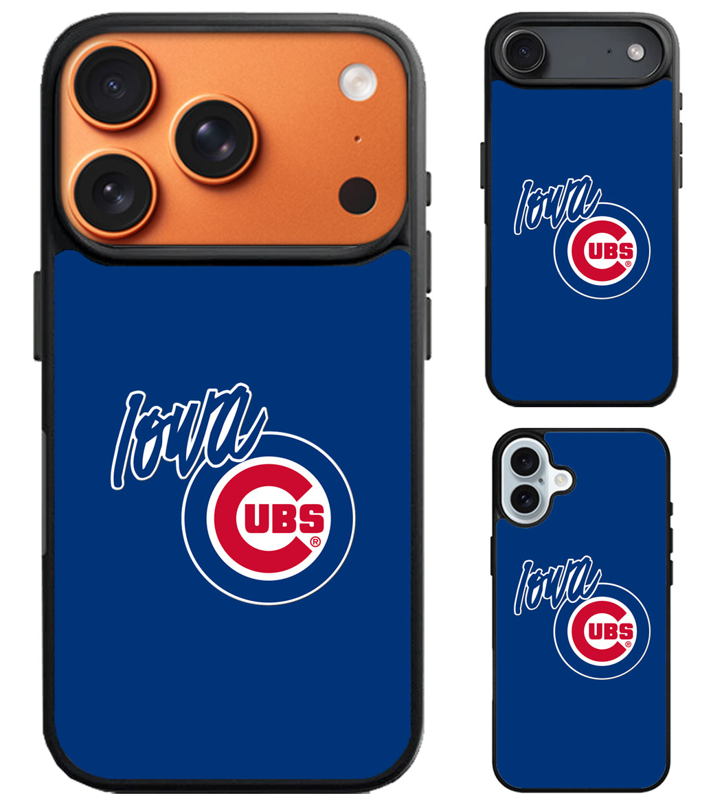 Iowa Cubs Logo Blue iPhone Air | iPhone 17 | 17 Pro | 17 Pro Max Case