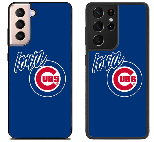 Iowa Cubs Logo Blue Samsung Galaxy S21 | S21 FE | S21+ | S21 Ultra Case