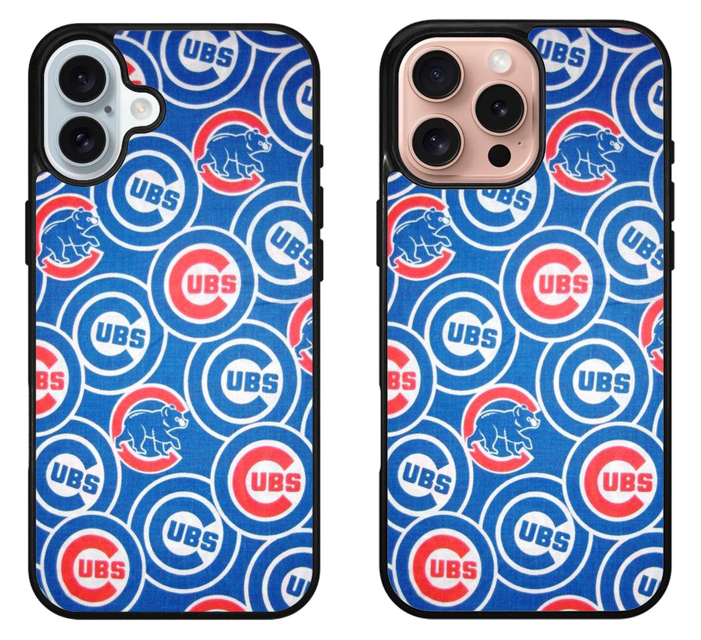 Iowa Cubs Logo Collage iPhone 16 | 16 Plus | 16 Pro | 16 Pro Max Case