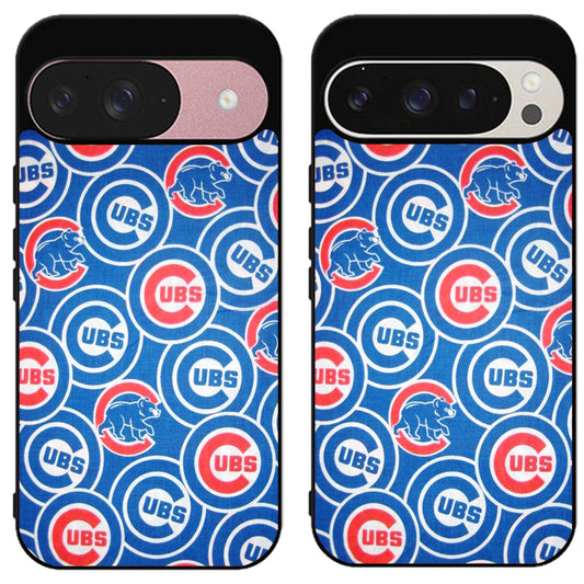 Iowa Cubs Logo Collage Google Pixel 9 | 9 Pro | 9 Pro XL Case