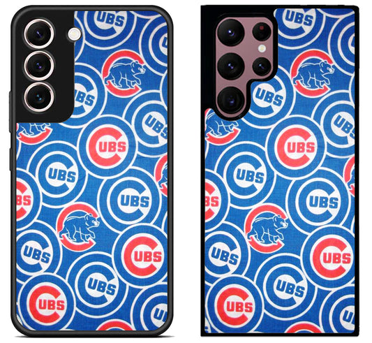 Iowa Cubs Logo Collage Samsung Galaxy S22 | S22+ | S22 Ultra Case