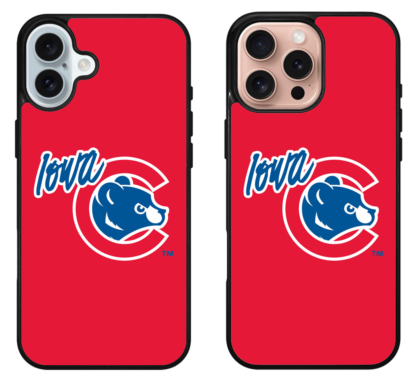Iowa Cubs Logo Red iPhone 16 | 16 Plus | 16 Pro | 16 Pro Max Case