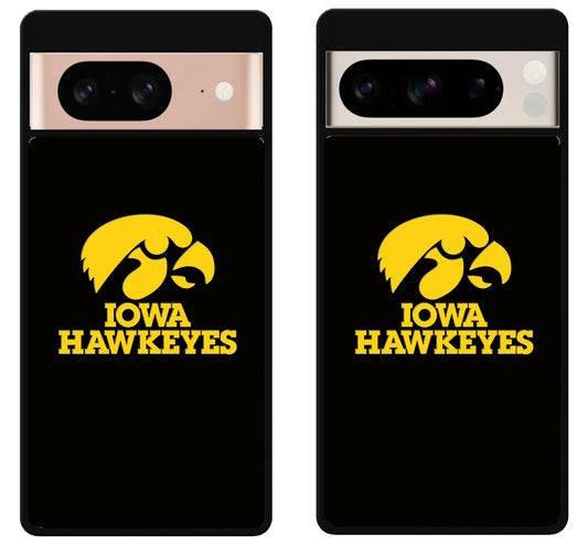 Iowa Hawkeyes Black Cover Google Pixel 8 | 8 Pro Case
