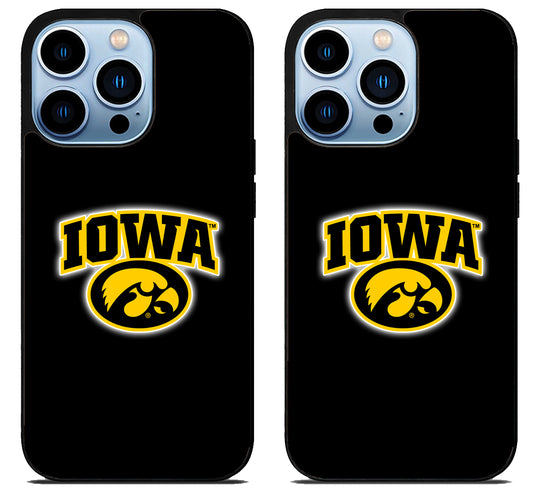 Iowa Hawkeyes Black iPhone 15 Pro | iPhone 15 Pro Max Case