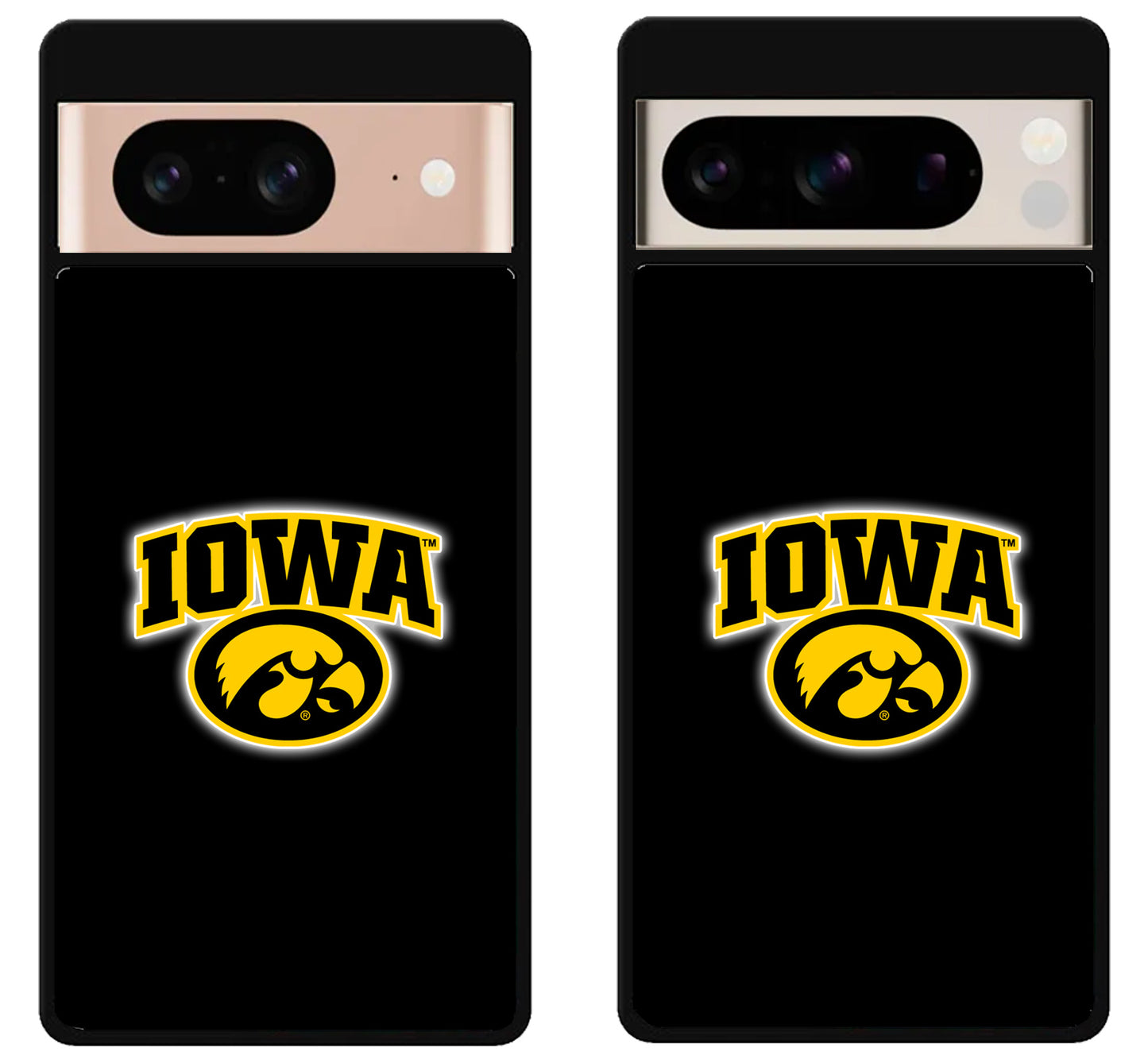 Iowa Hawkeyes Black Google Pixel 8 | 8 Pro Case