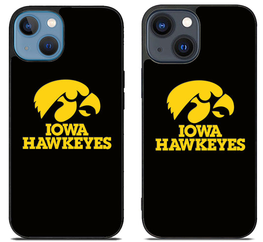 Iowa Hawkeyes Black iPhone 15 | iPhone 15 Plus Case