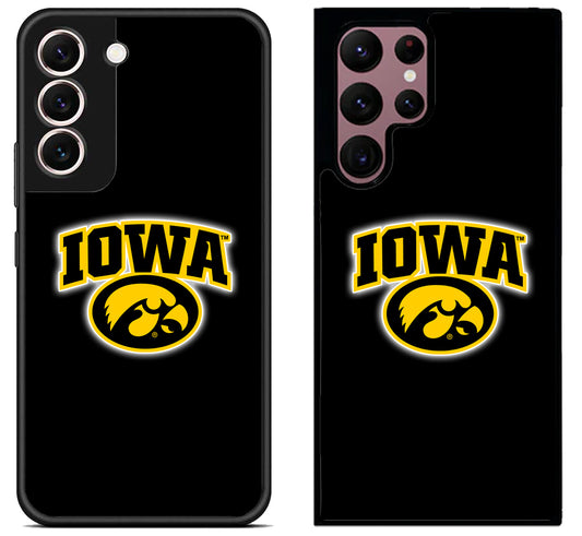 Iowa Hawkeyes Black Samsung Galaxy S22 | S22+ | S22 Ultra Case