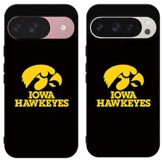 Iowa Hawkeyes Black Google Pixel 9 | 9 Pro | 9 Pro XL Case