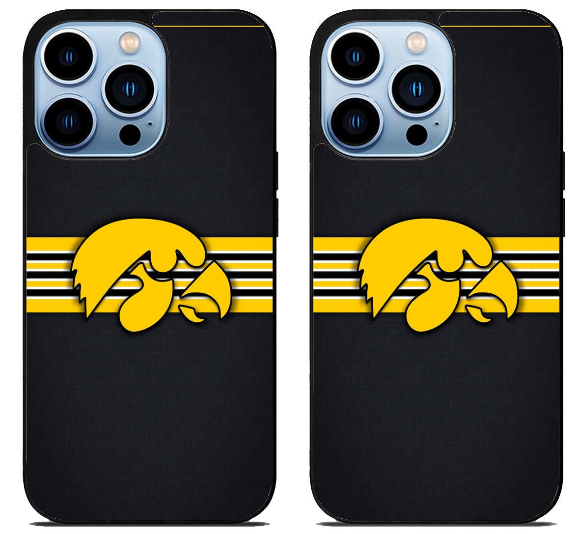 Iowa Hawkeyes Stripe iPhone 15 Pro | iPhone 15 Pro Max Case