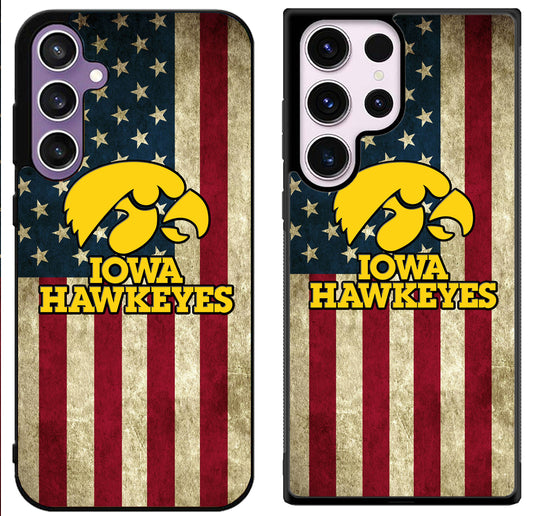 Iowa Hawkeyes Flag Samsung Galaxy S24 | S24+ | S24 Ultra Case