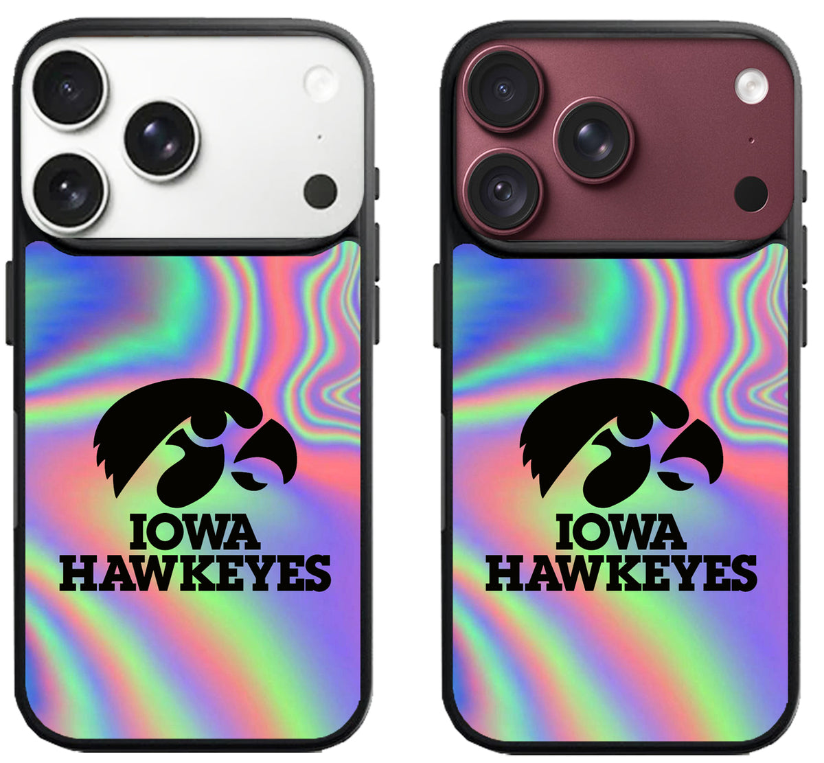 Iowa Hawkeyes Logo Football iPhone 18 Pro | 18 Pro Max Case