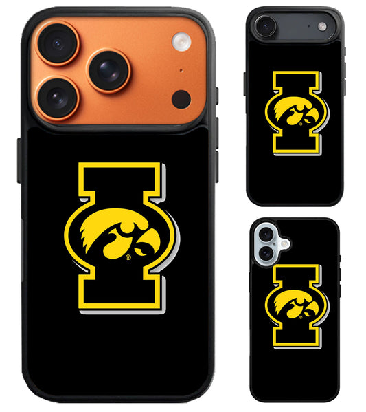 Iowa Hawkeyes Logo Cover iPhone Air | iPhone 17 | 17 Pro | 17 Pro Max Case