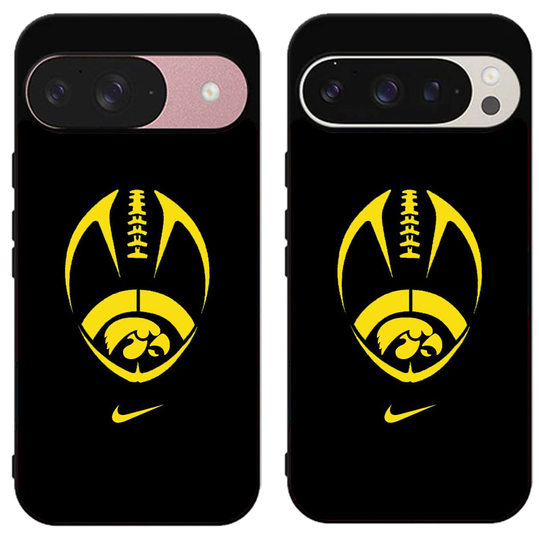 Iowa Hawkeyes Logo Football Google Pixel 9 | 9 Pro | 9 Pro XL Case