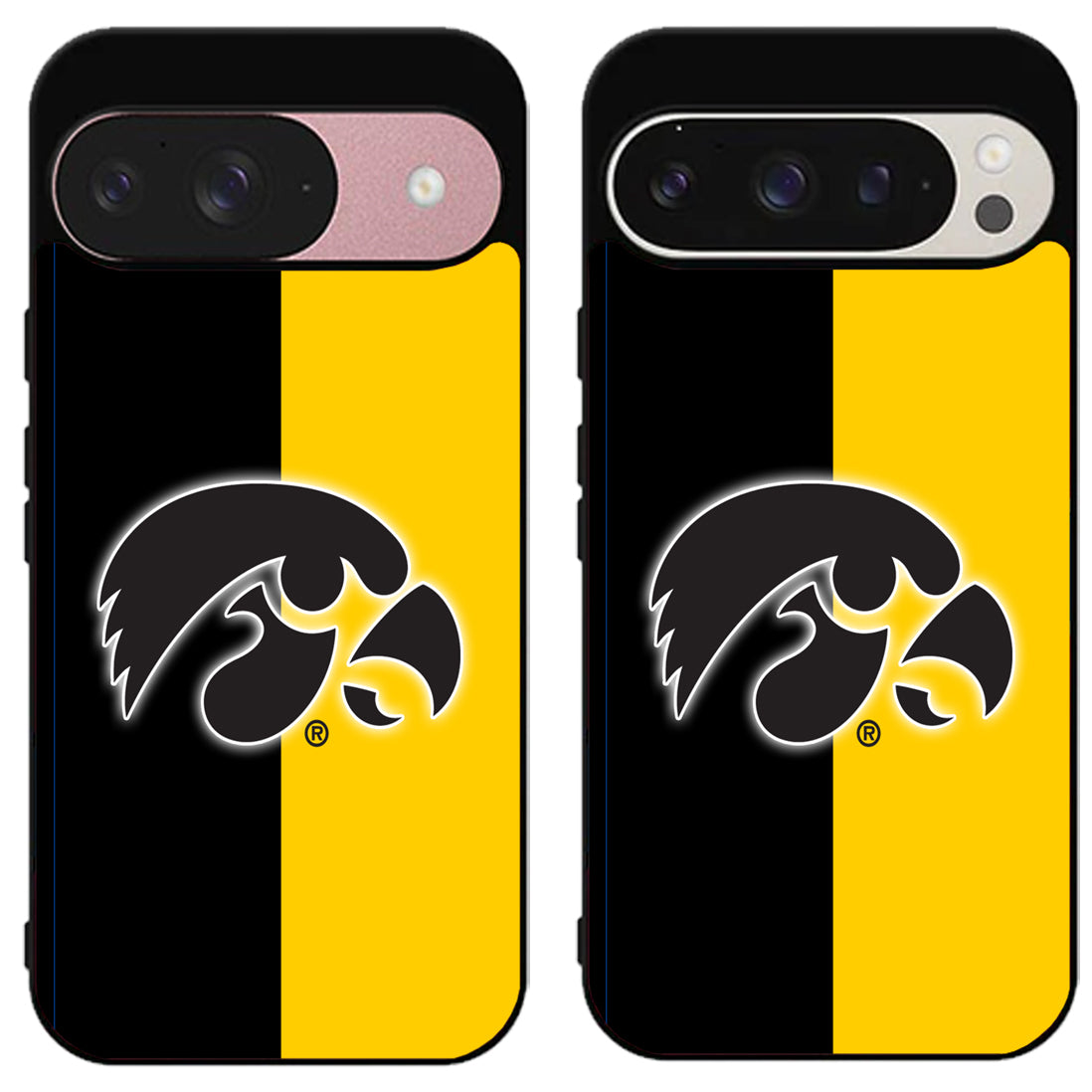 Iowa Hawkeyes Logo Stripe Google Pixel 9 | 9 Pro | 9 Pro XL Case